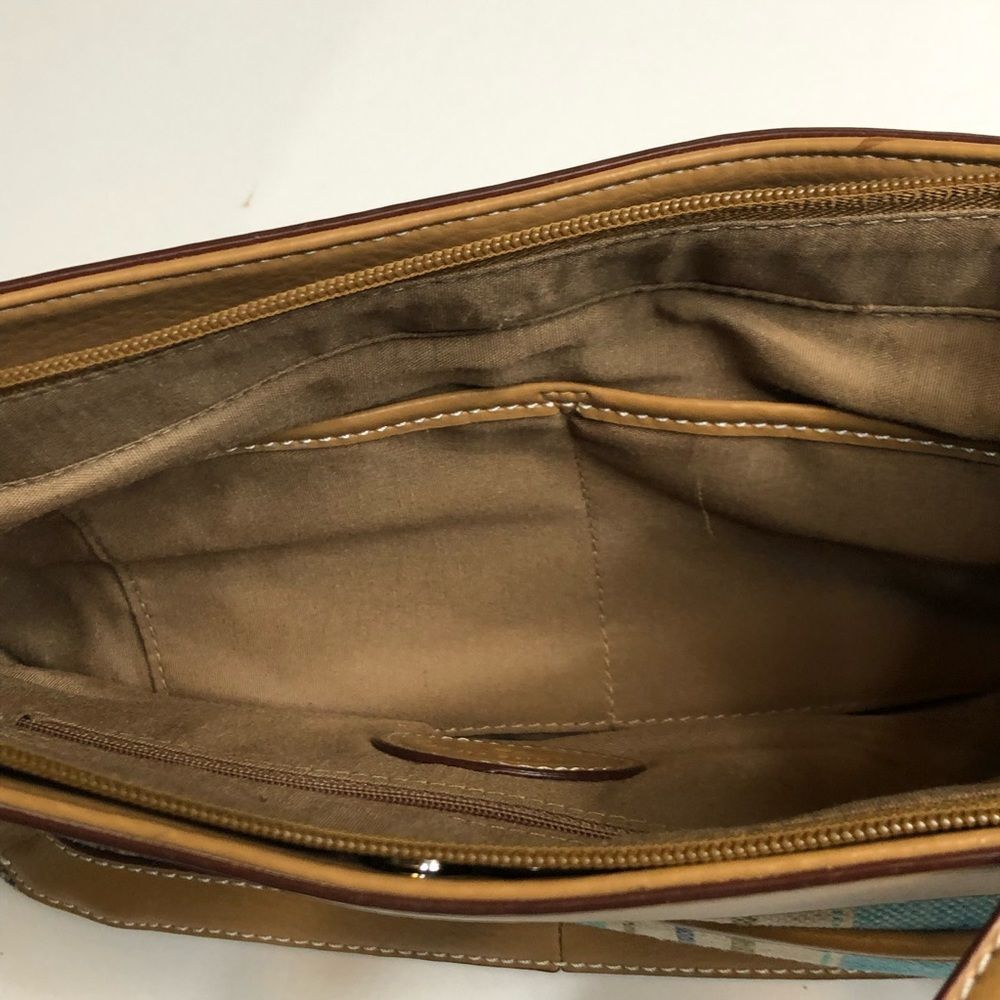 Etienne Aigner Purse Striped Shoulder Bag - Picture 7 of 8